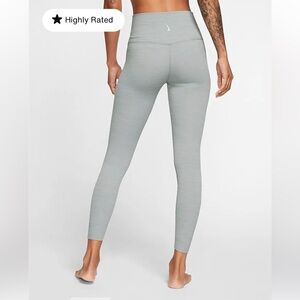 nike yoga luxe 7/8 tights partcile grey, xs